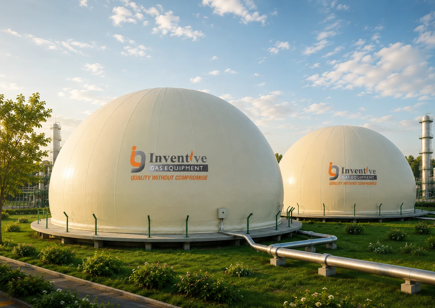 Double Membrane Gas Holder